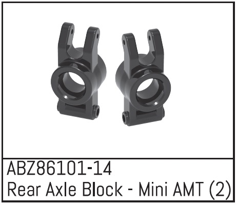 Absima Rear Axle Block - Mini AMT (2) Z86101-14