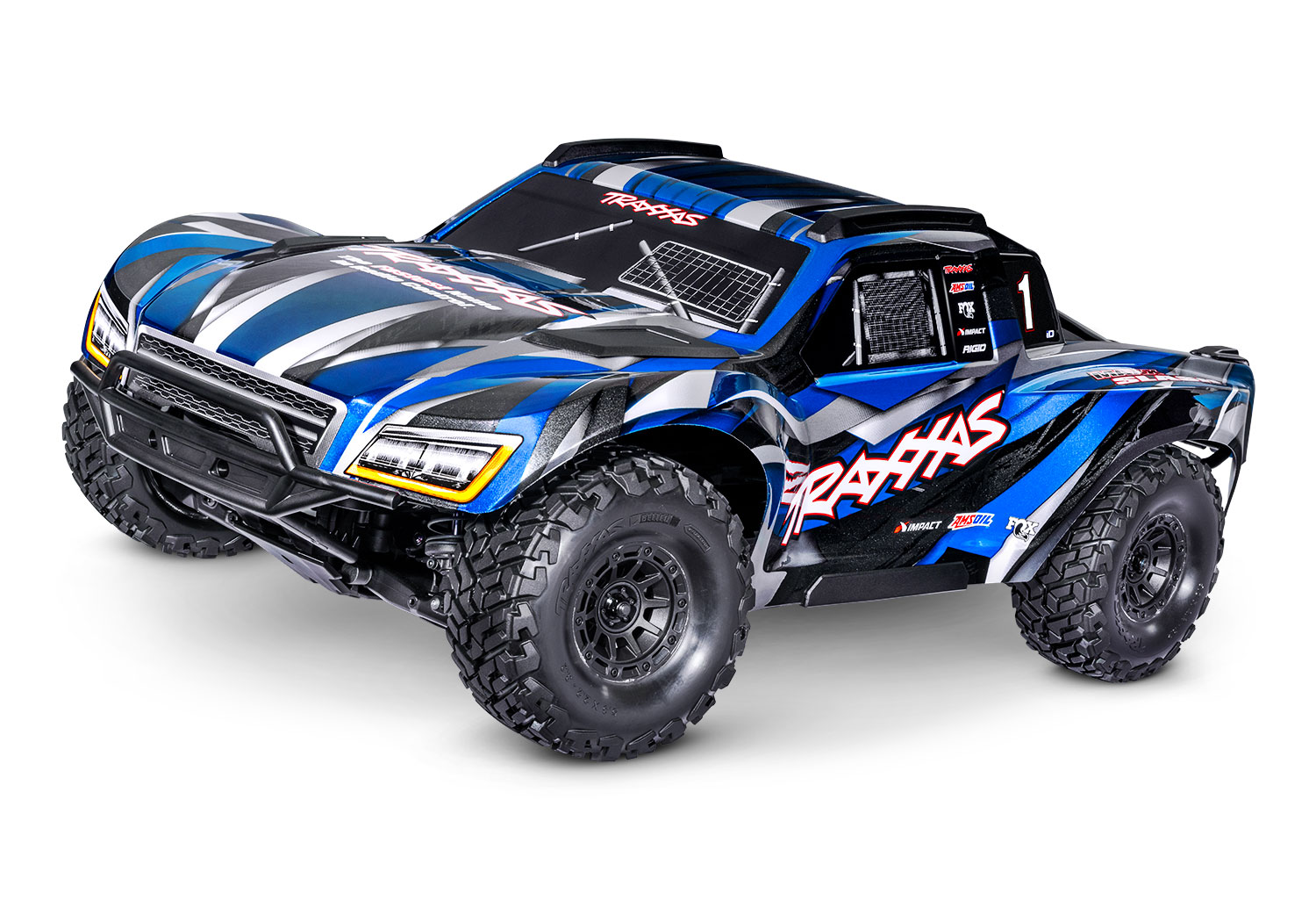 Traxxas MAXX Slash Blau 1/8 Brushless Short Course Truck 4x4 RTR 2.4GHz 102076 - Abbildung 1
