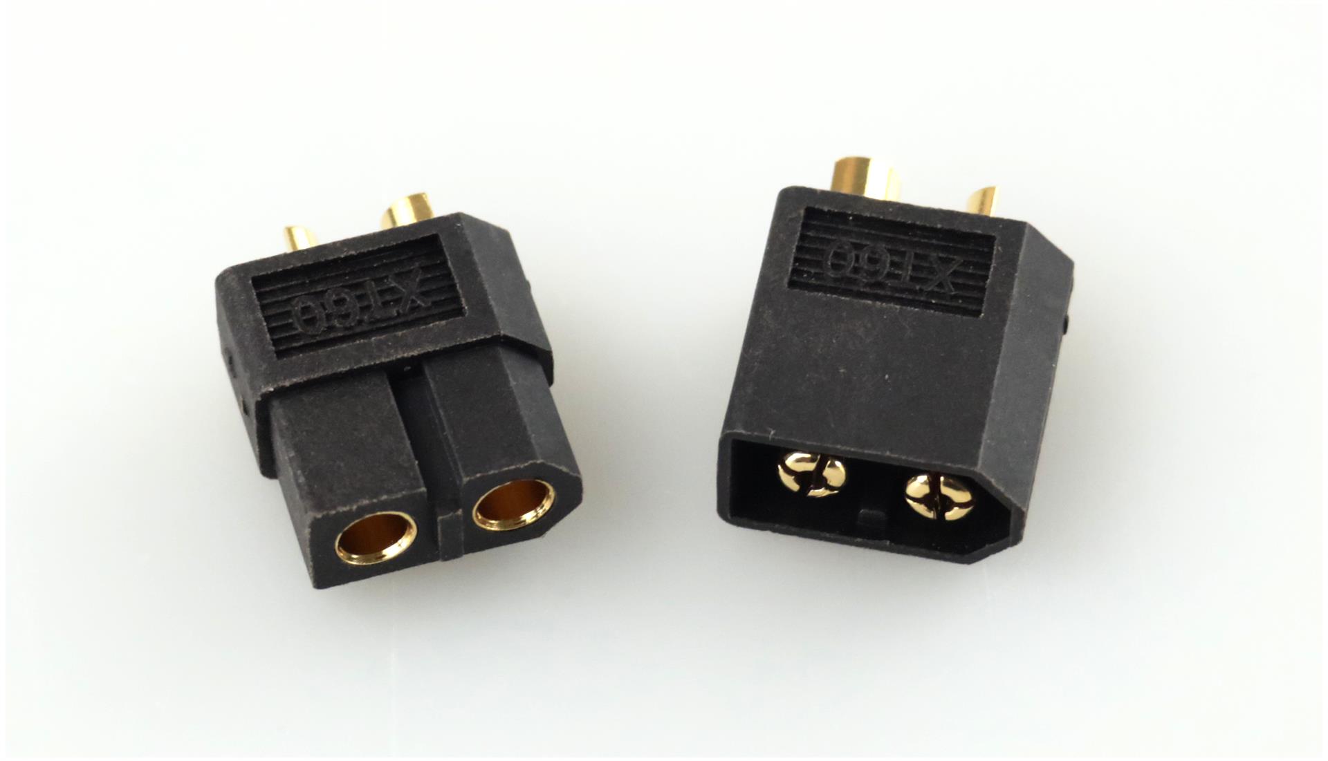 Amewi XT60 Stecker und Buchse schwarz 1 paar 28201