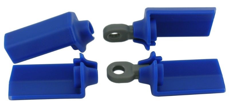 RPM Dämpfer-Schutz-Guards blau RC10 80575