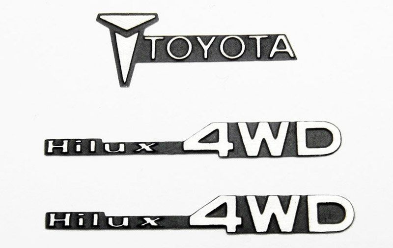 RC4WD 1/10 Metal Emblem for Tamiya Hilux VVV-C0007