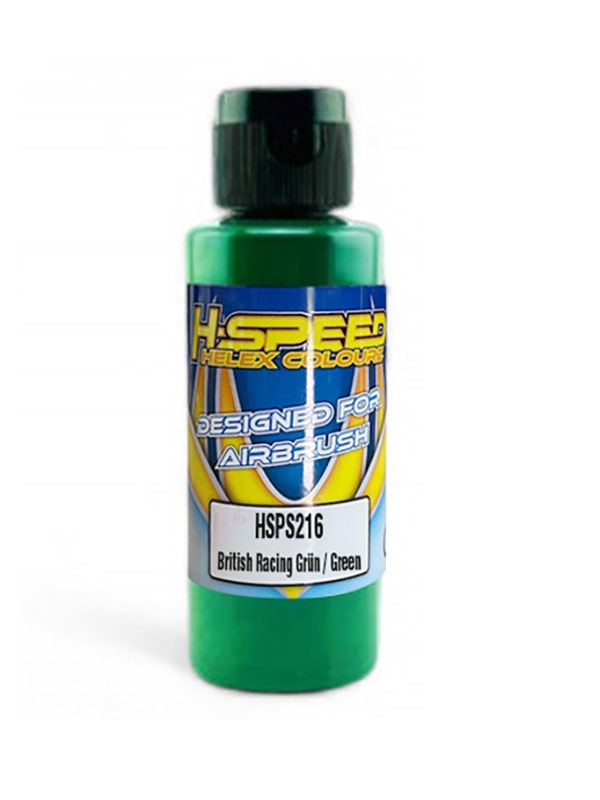 H-SPEED Lexan Airbrush Farbe 60 ml British Racing Grün / Green HSPS216