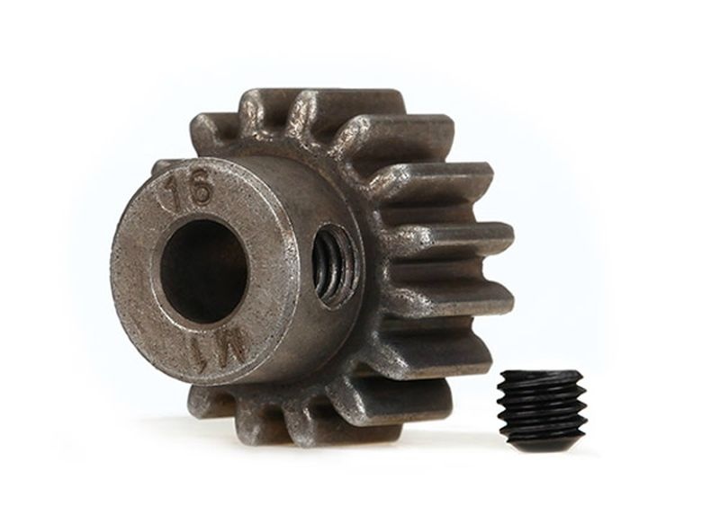 Traxxas Gear, 16-T pinion (1.0 metric pitch) (fits 5mm shaft)/ set s 6489X - Abbildung 1