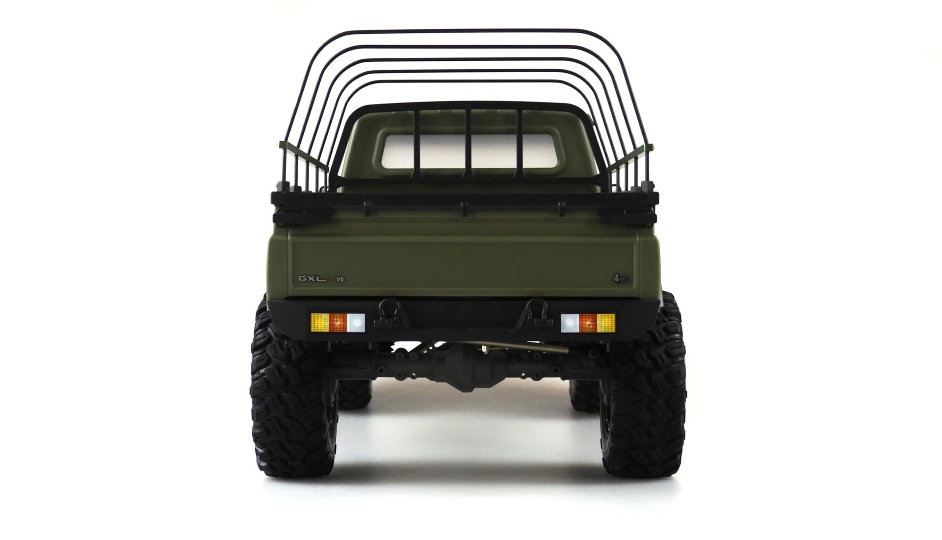 Amewi AMXRock RCX8PS Scale Crawler Pick-Up 1:8, RTR Militär grün 22475