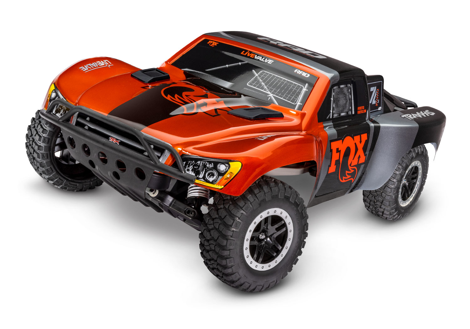 Traxxas Slash VXL 2WD FOX 1/10 Brushless HD Short-Course RTR Clipless 58376-74