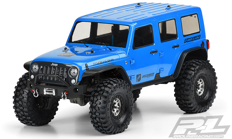 Pro-Line Jeep Wrangler Unlimited Rubicon Karo (klar) für Traxxas TRX-4 - 325mm Radstand 3502-00 - Abbildung 1