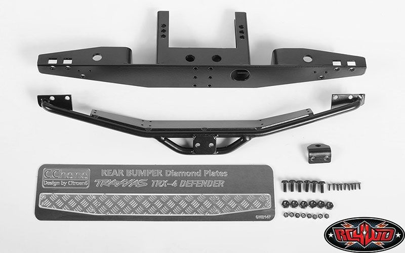 RC4WD Rook Metal Rear Bumper for Traxxas TRX-4 VVV-C0447