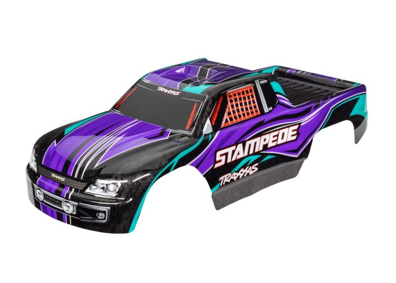 Traxxas Karo Stampede (passt auch Stampede VXL) violett, kpl. lackie 3651P