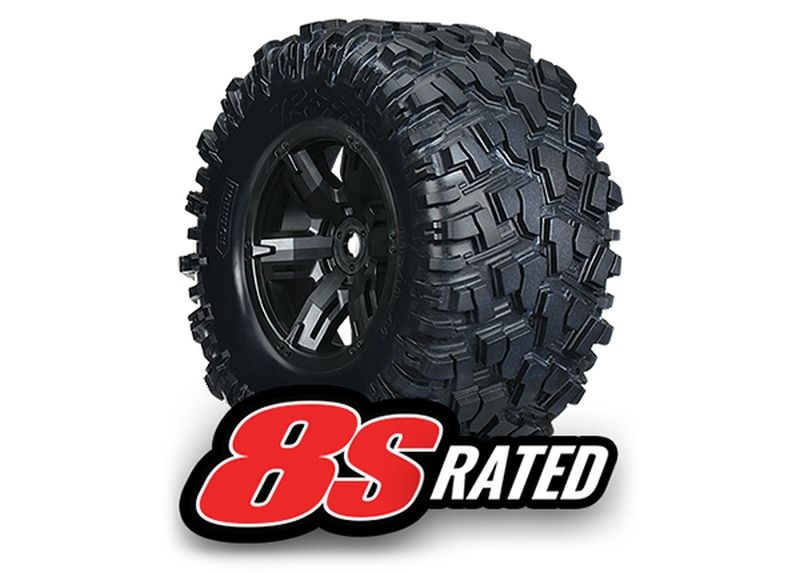 Traxxas Tires & wheels, assembled, glued (left & right) (2) 7772X - Abbildung 1