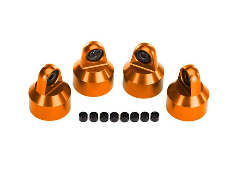 Traxxas GTX Dämpfer-Kappen Aluminium orange (4) X-Maxx, XRT 7764-ORNG