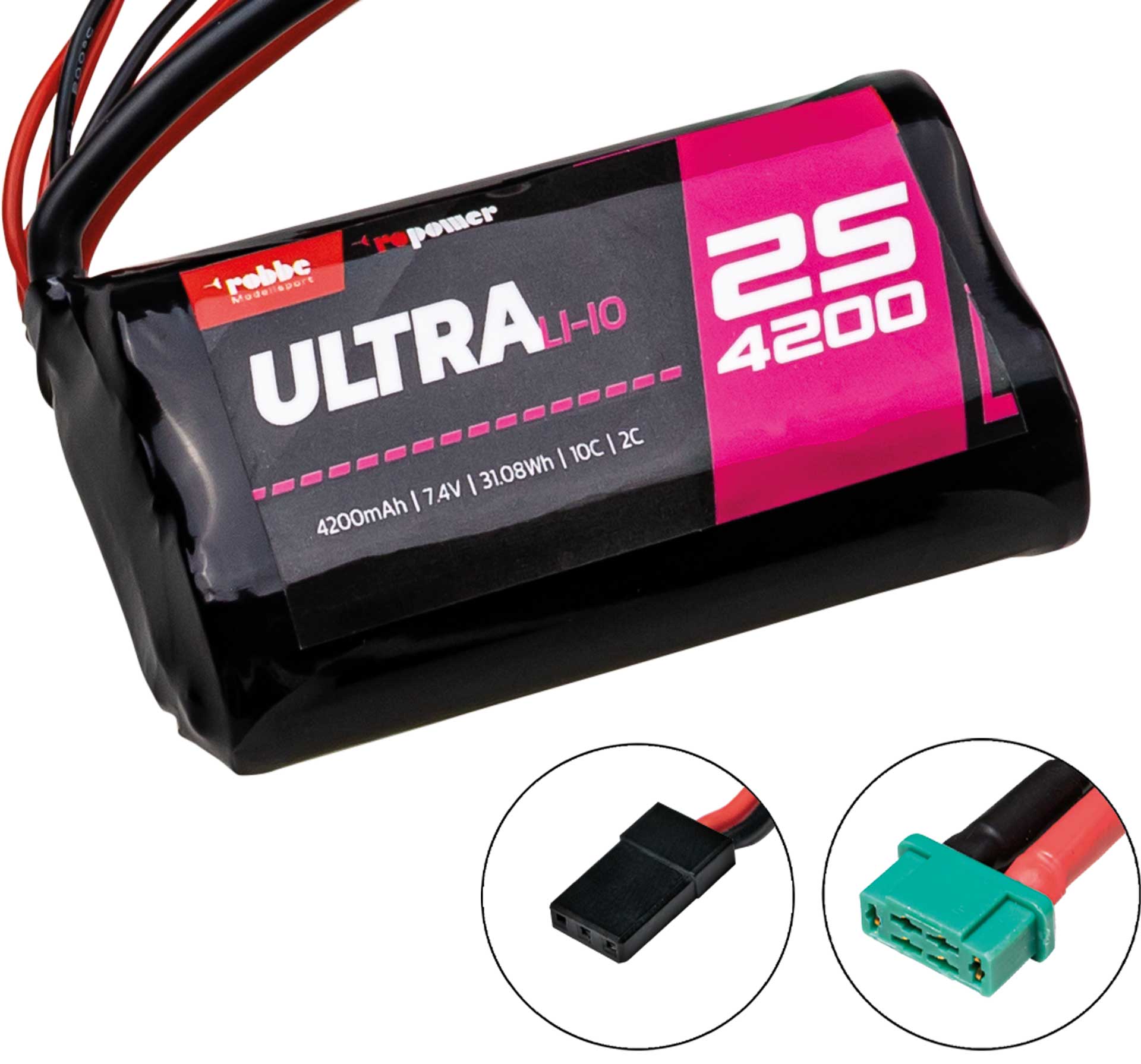 Robbe RO-POWER ULTRA LiIo 4200MAH 7,4V 10C 21700 2S1P side by side 7419