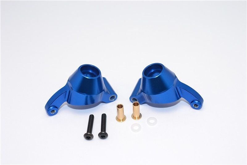 GPM Alu Radträger hinten blau Tamiya TT02B