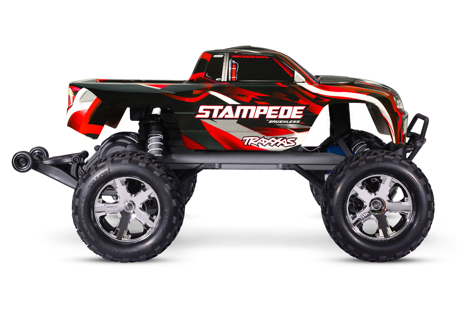 Traxxas Stampede BL-2S Rot 1/10 2WD Brushless Monster Truck ARTR 36354-4 - Abbildung 3
