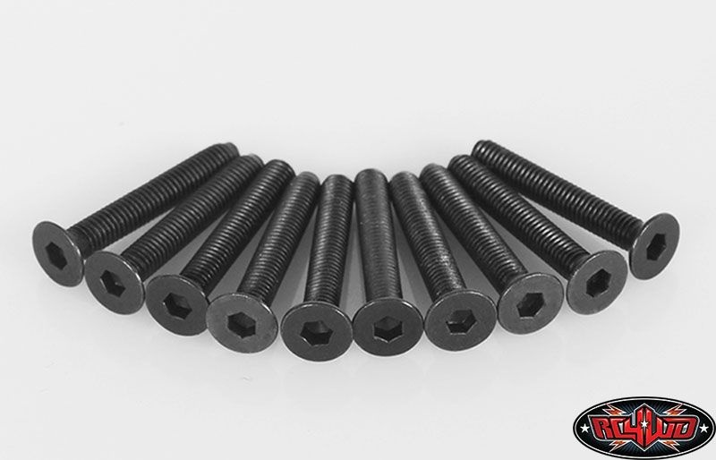 RC4WD Steel Flat Head Socket Cap Screw M3 x 20mm (10) Z-S1311
