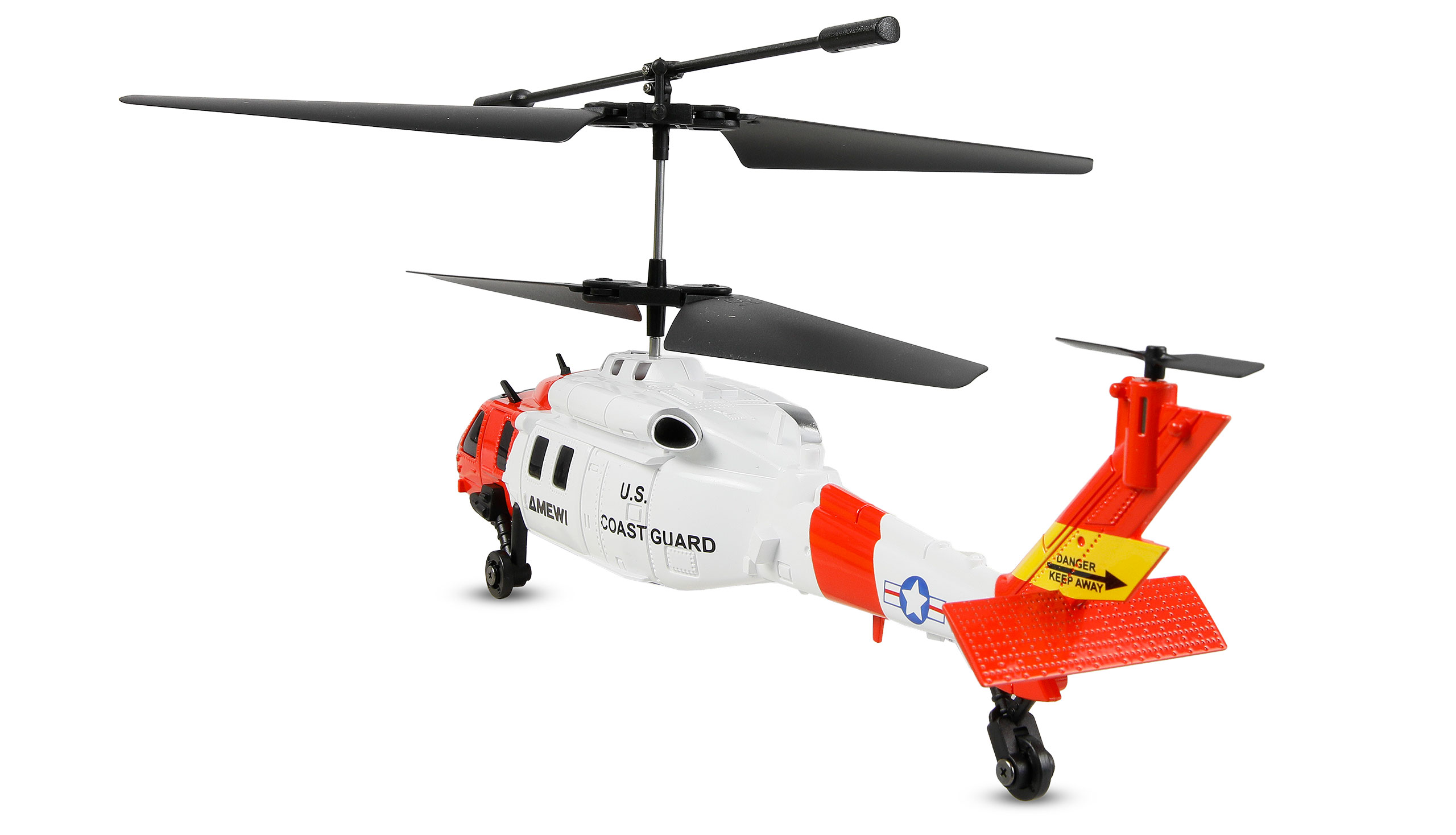 Amewi UH-60 CX Black Hawk Coastguard Koaxial Hubschrauber 3-Kanal RTF 25371
