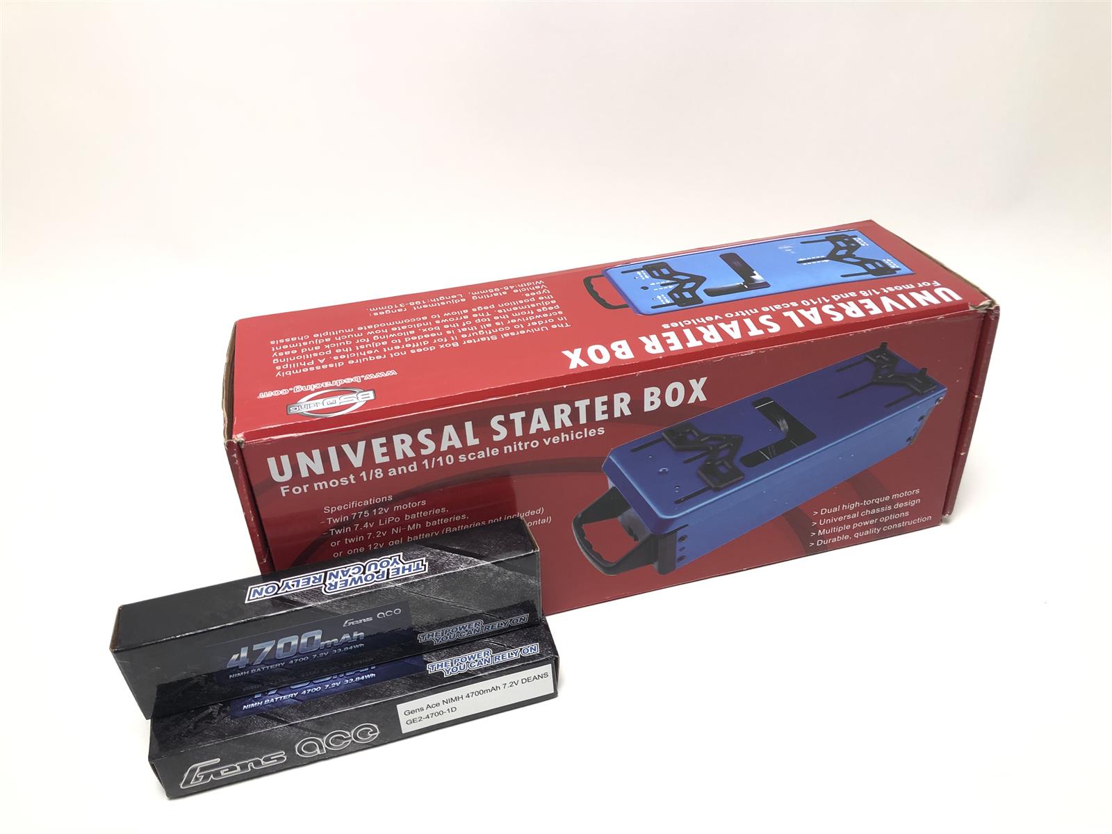 Kyosho COMBO B7016 Starter Box + 2x GE2-4700-1D B7016-NIMH