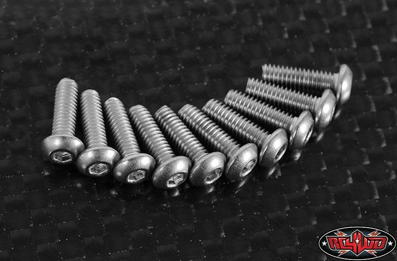 RC4WD Button Head Cap Screws M2.5 x 8mm (10) Z-S1227