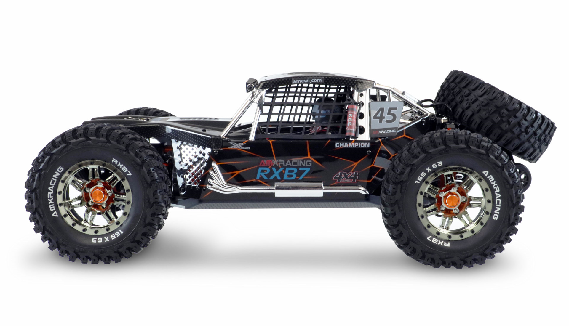 Amewi AMXRacing RXB7 Buggy 1:7 4WD RTR schwarz 22553 - Abbildung 3