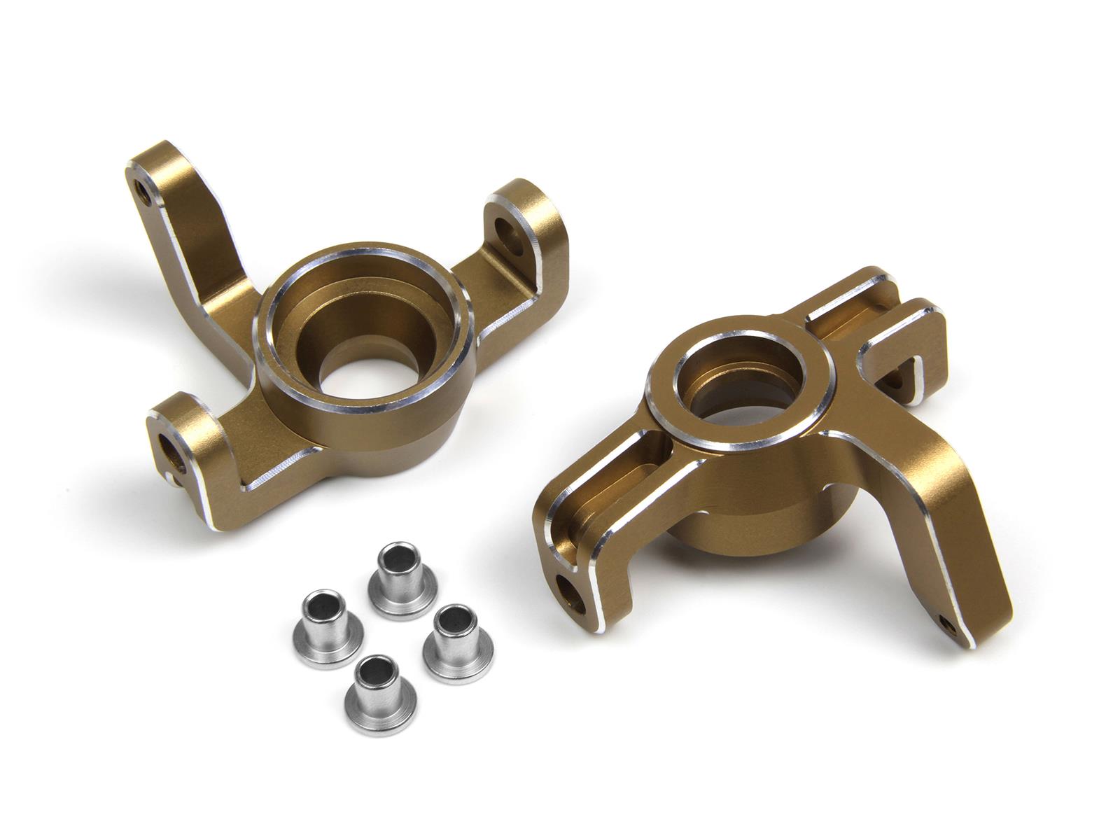 Maverick Aluminium Steering Spindle Set (Gold/Links/Rechts) 150484