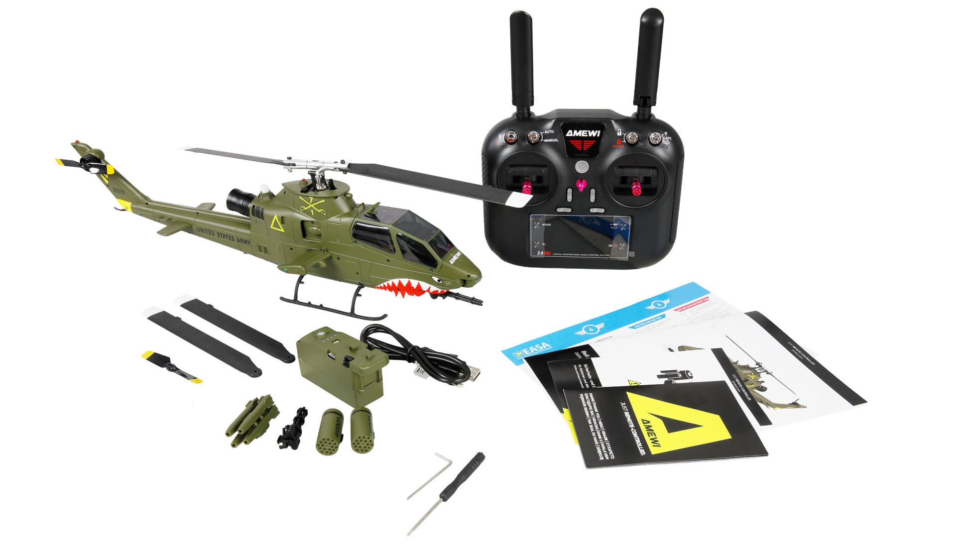 Amewi Bell AH-1 Cobra Pro GPS Helikopter 8-Kanal 3D/6G RTF 25373 - Abbildung 12