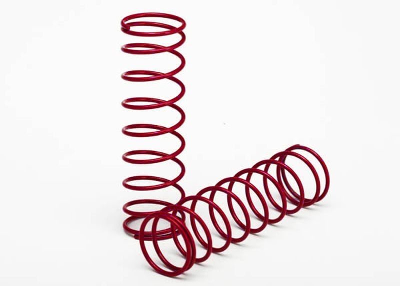 Traxxas Springs front (red) (2) 3758R