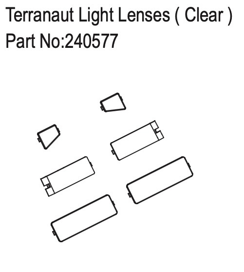 Hobby Plus Terranaut Light Lenses ( Clear ) 240577