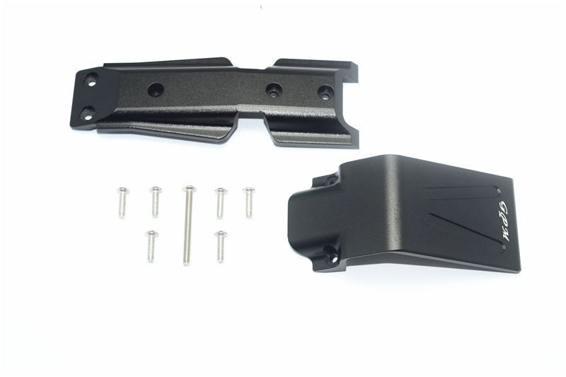 GPM Alu Unterbodenschutzplatte vorn schwarz Traxxas 1/10 E-Revo