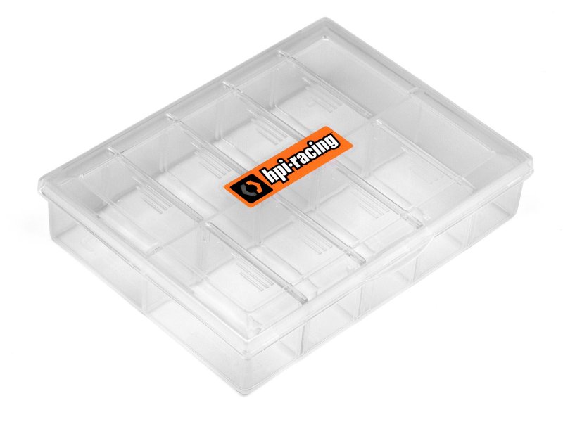 HPI Kleinteile-Box 130 x 100mm mit Decals - Abbildung 1