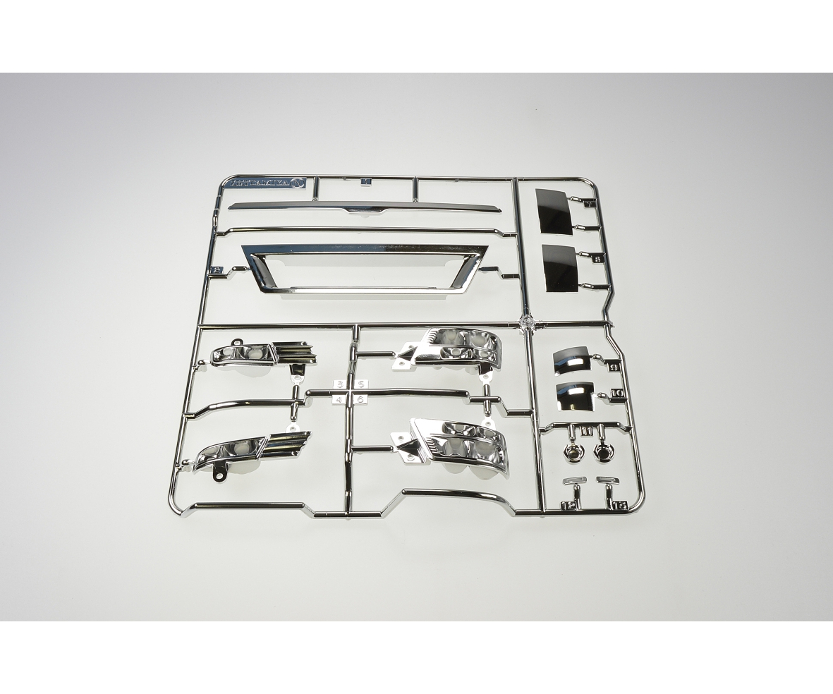 Tamiya 15274 N-Teile Reflektoren/Grill chrom 56325 319115274