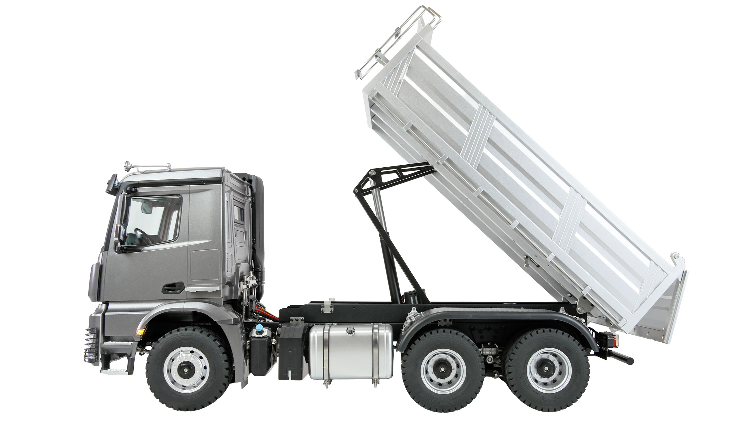 Amewi Mercedes-Benz Arocs Muldenkipper 6x6 1:14 RTR anthrazit 22728