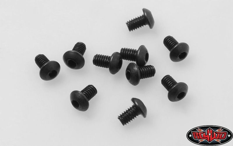 RC4WD Steel Button Head Cap Screws M2.5 x 4mm (10) Z-S1787