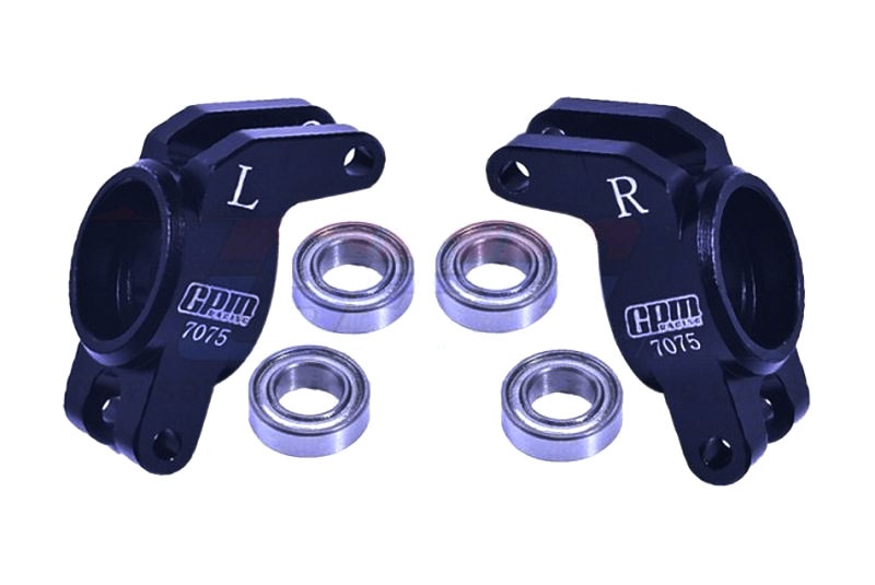 GPM Radträger 7075-T6 Aluminium hinten mit Lager schwarz für ARRMA 1/18 Granite 4WD MGG022BK