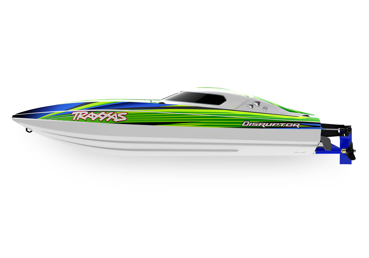 Traxxas DISRUPTOR Grün 26 Zoll Brushless Rennboot V-Rumpf 106064-4 - Abbildung 2