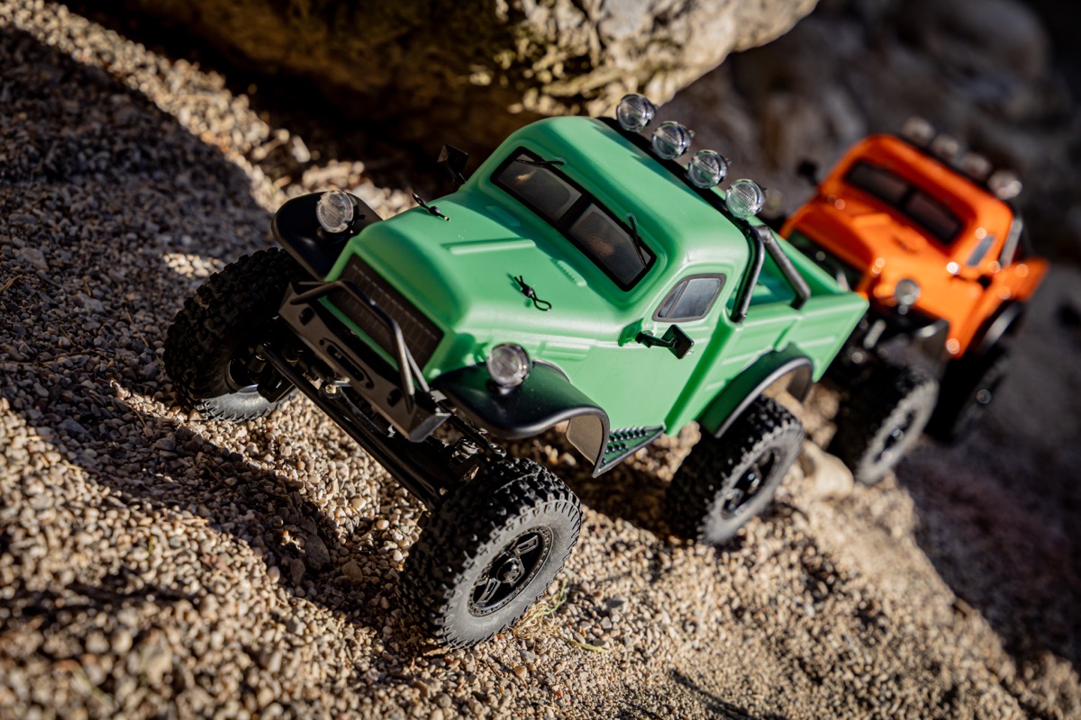 Absima 1:18 RC Mini PRO EVO Crawler "Power Wagon V2" grün 4WD RTR 18023V2