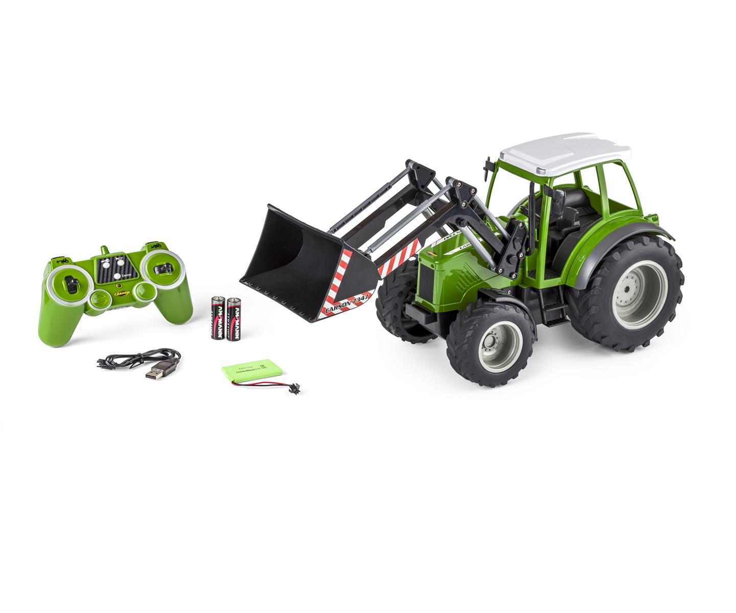 Carson 07347 1:16 RC Traktor m. Frontlader 2.4G 100% 500907347 - Abbildung 1