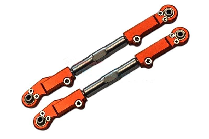 GPM Aluminium & Edelstahl Spurstange oben hinten orange GPM Traxxas Sledge SLE057SOR