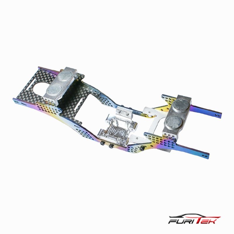 FURITEK GRASSHOPPER FRAME KIT FCX24 TITAN RAINBOW 2FM VERSION FMS FCX24 - Kits FUR-2186