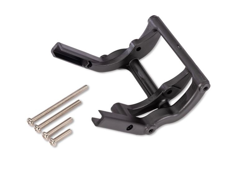 Traxxas Wheelie bar Halter mit Schrauben schwarz VX3 2WD 3677-BLK