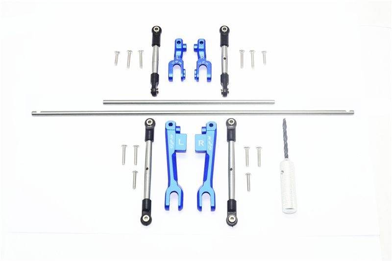 GPM Stabilisator Set v/h blau Traxxas UDR - Abbildung 1