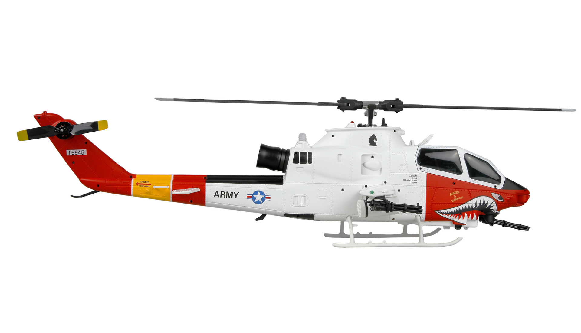 Amewi Bell AH-1 Arctic Cobra Helikopter 6-Kanal 3D/6G RTF 25372 - Abbildung 3