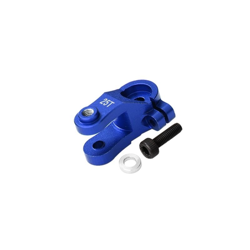 GPM Alu 25Z Servohorn blau TRAXXAS Maxx / 6S MAXX SLASH TXMS024/SHB