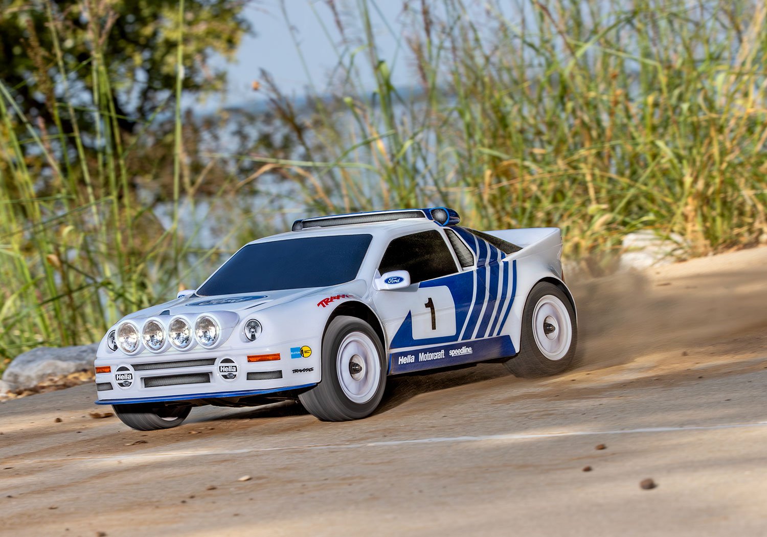 Traxxas Mini Rally Ford RS200 4x4 VXL Brushless RTR Rot mit Lipo/Lader ...